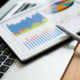 Tablet computer and financial charts